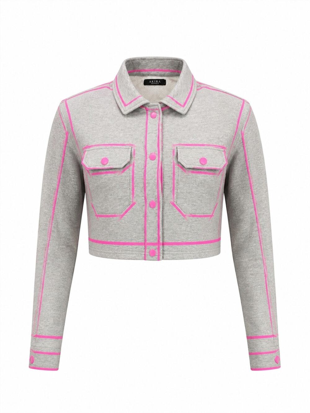 Akira 100% Cotton Crop Jacket